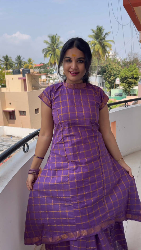 Traditional Skirt and top  with cap sleeves
