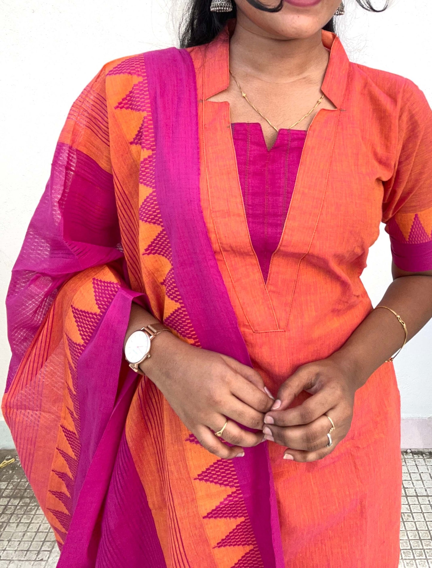Handloom Star Neck series- 9