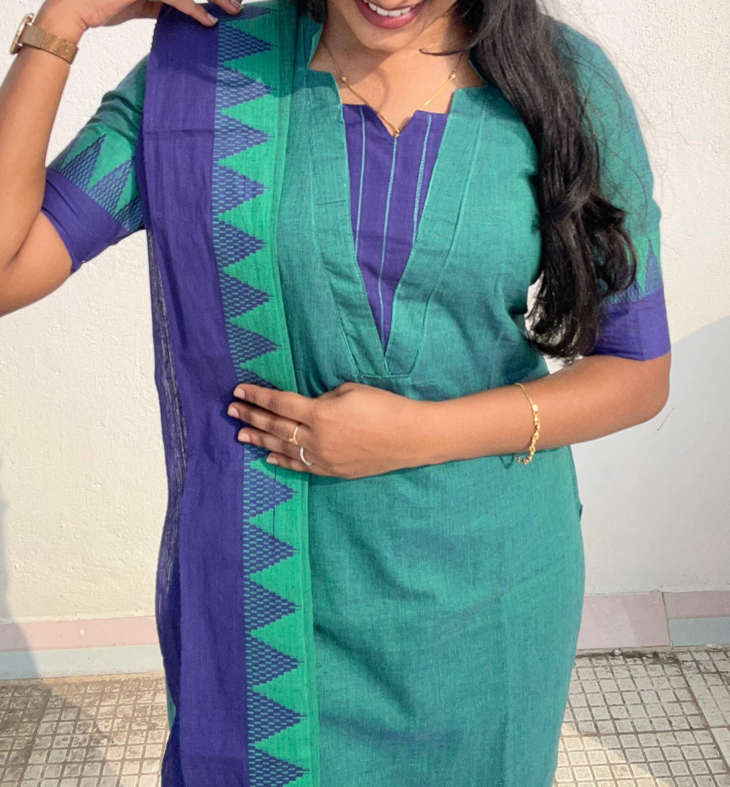 Handloom Star Neck series- 6