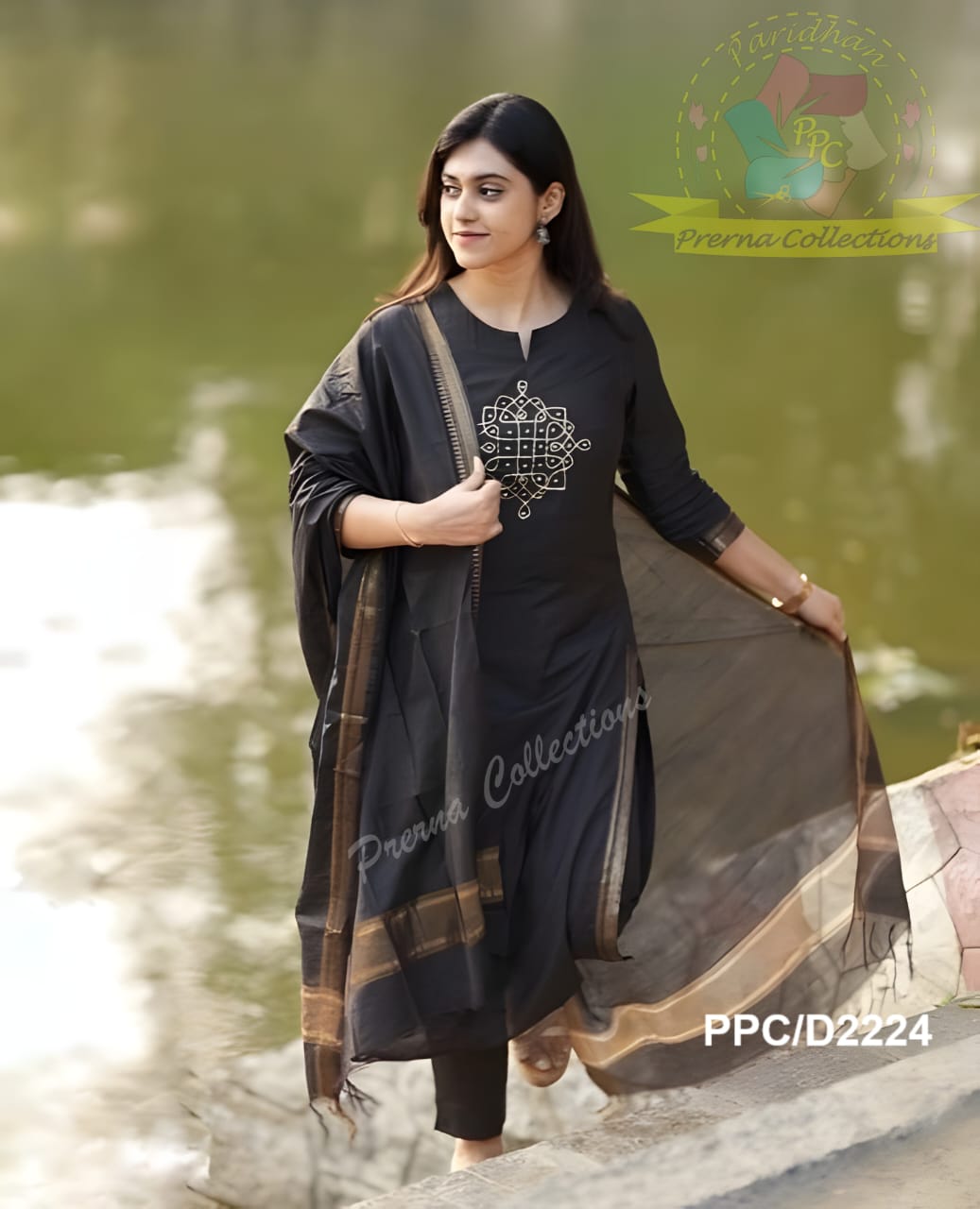 Mangalagiri with embroidery