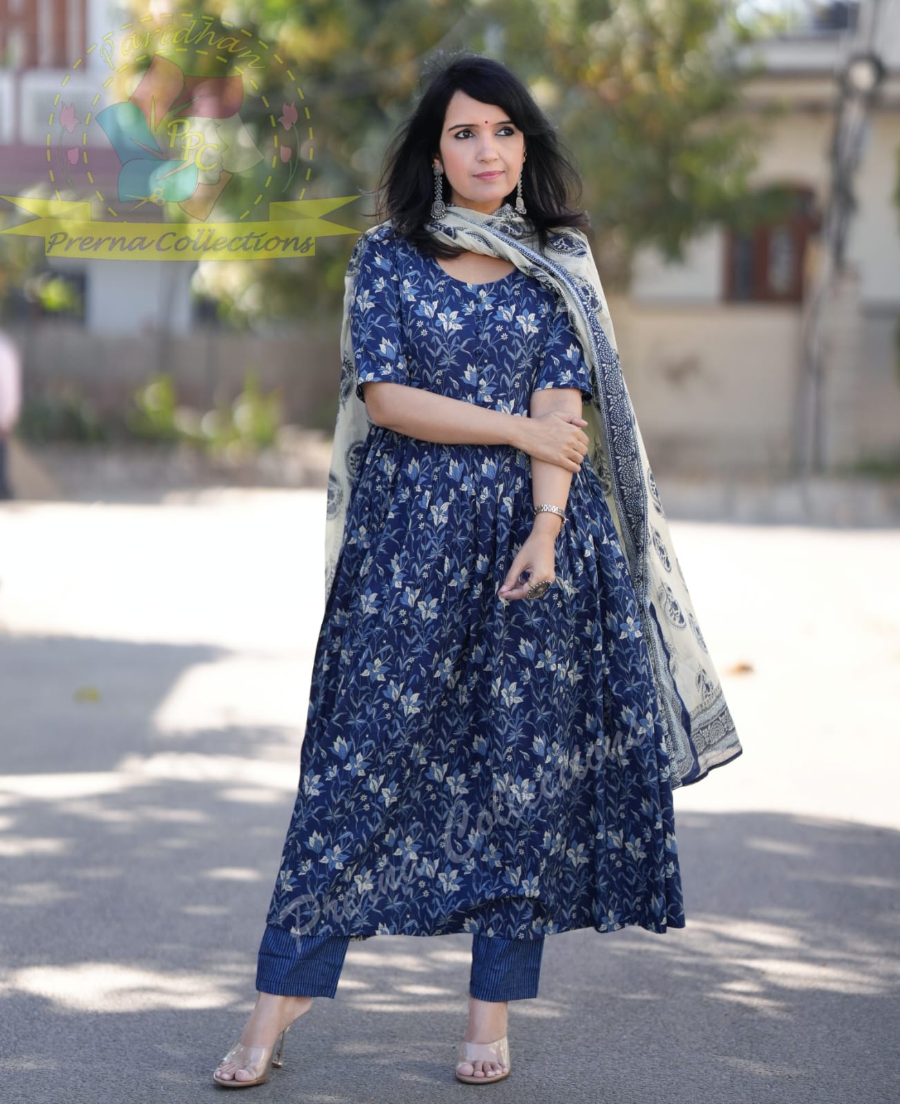 Kalamkari Print anarkali