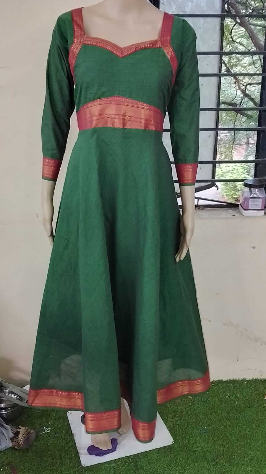 Cotton Mangalagiri Anarkali