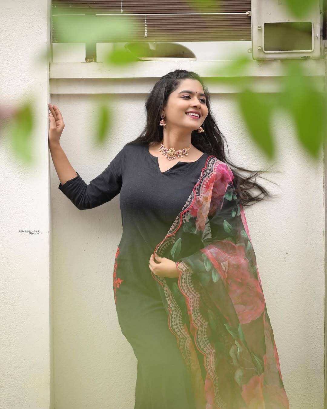 Black set - Organza duppata