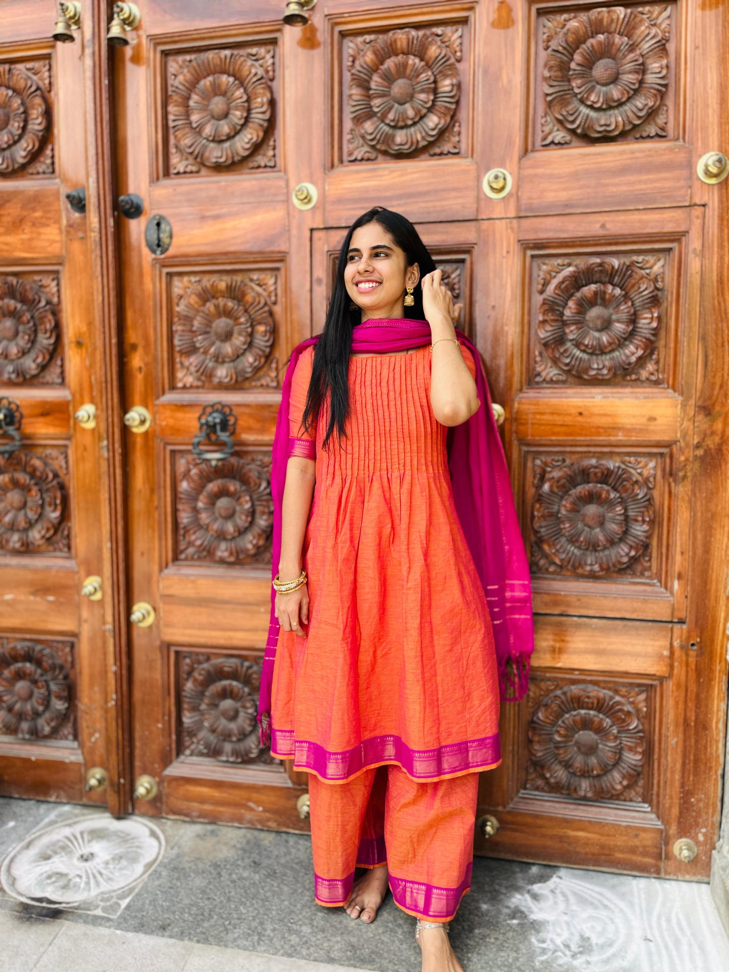 Pintex Orange & Pink