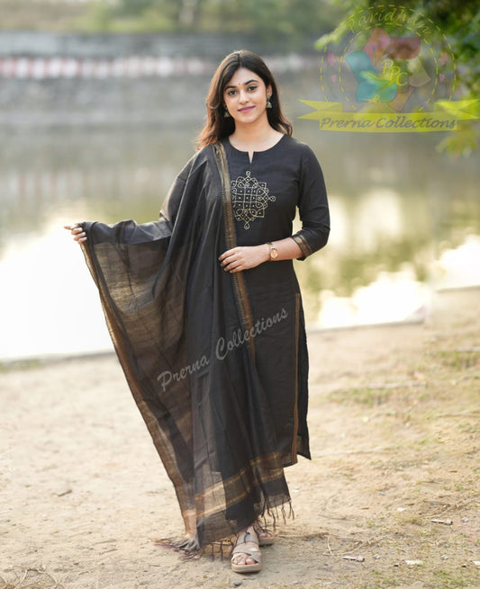 Mangalagiri with embroidery