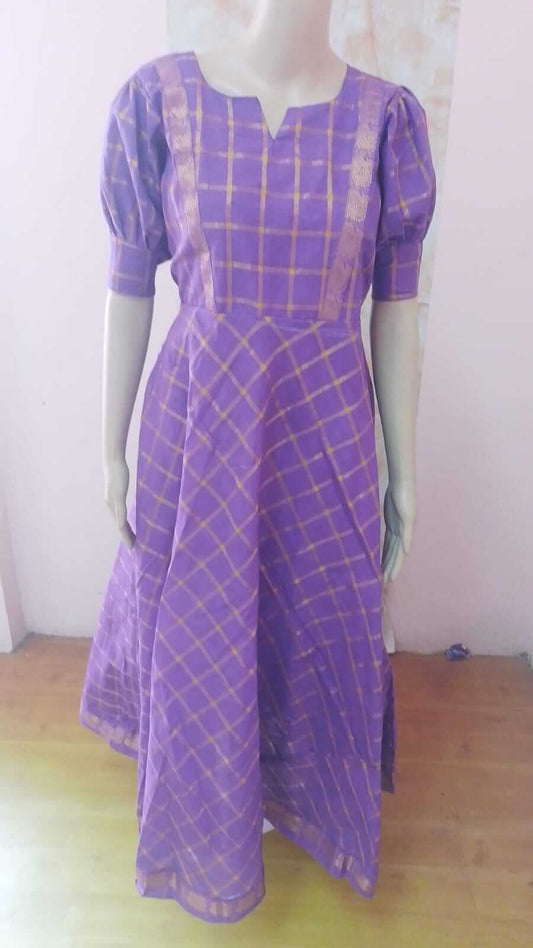 Purple Anarkali