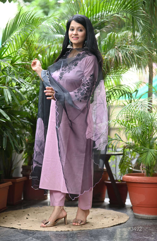 Organz Scalloped Dupatta