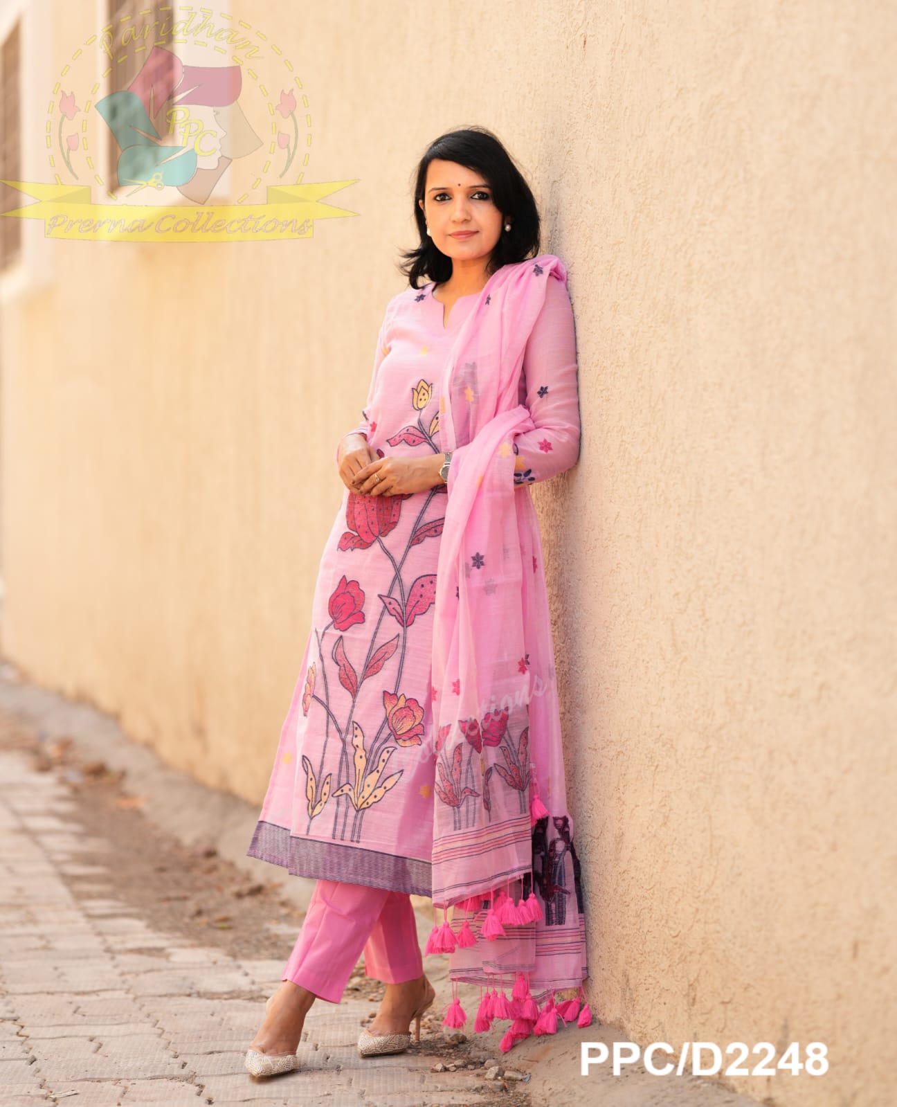Embroidery Jamdani Handwoven