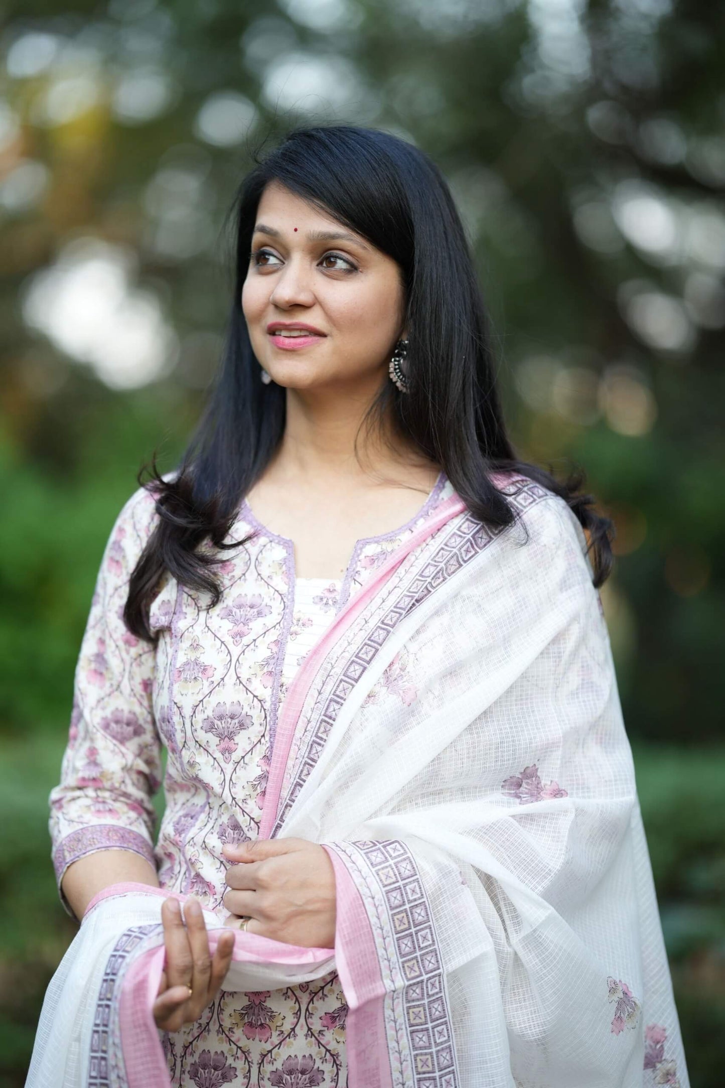 Summer vibes- Kota Doria Dupatta