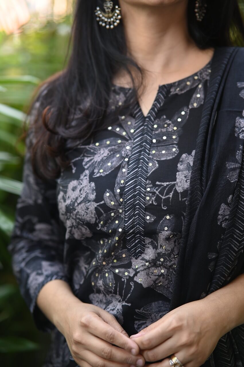 Ajrakh print kurta
