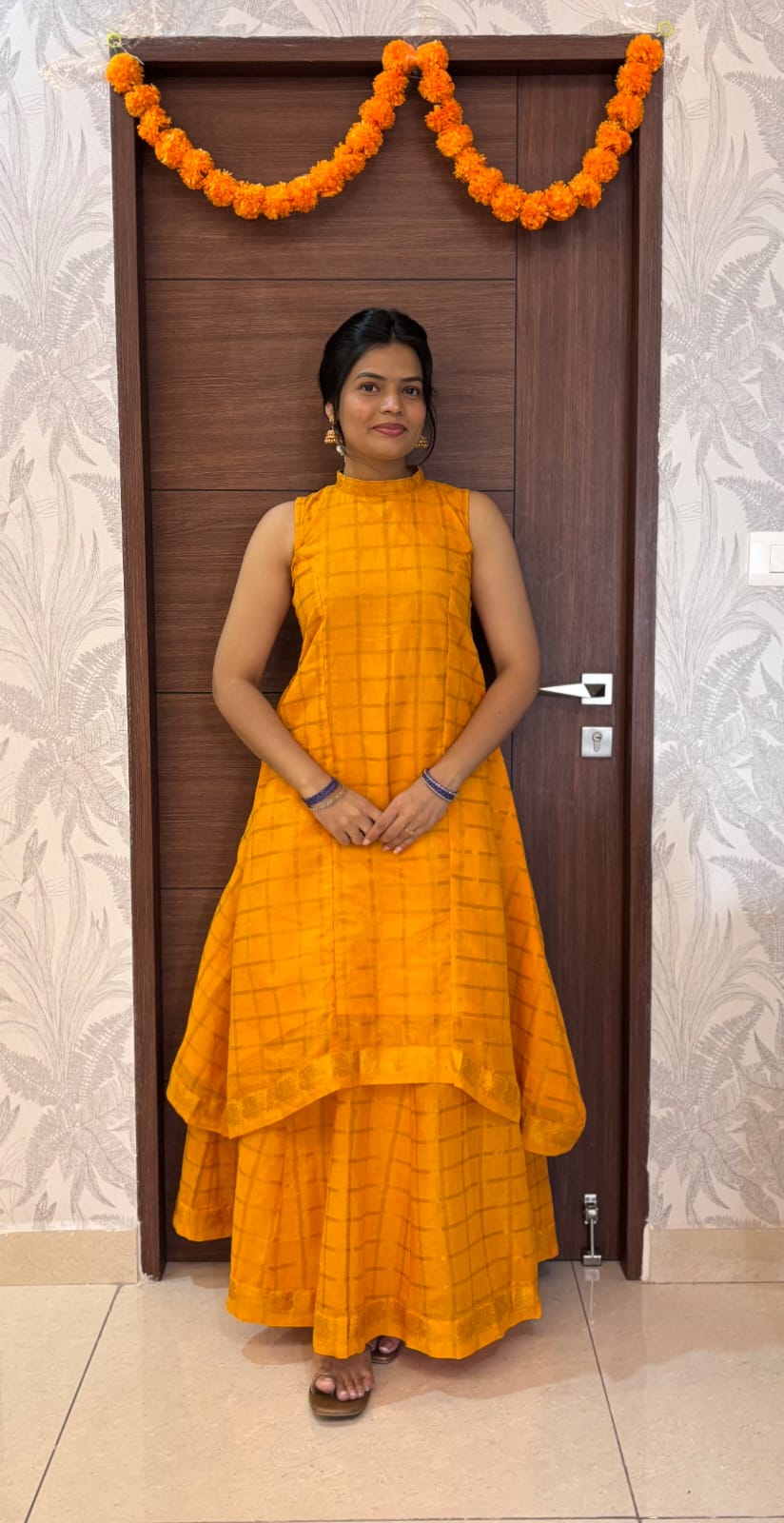 Haldi Traditional Skirt & top