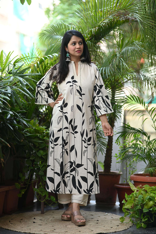 Minimal Kantha - Black Co Set