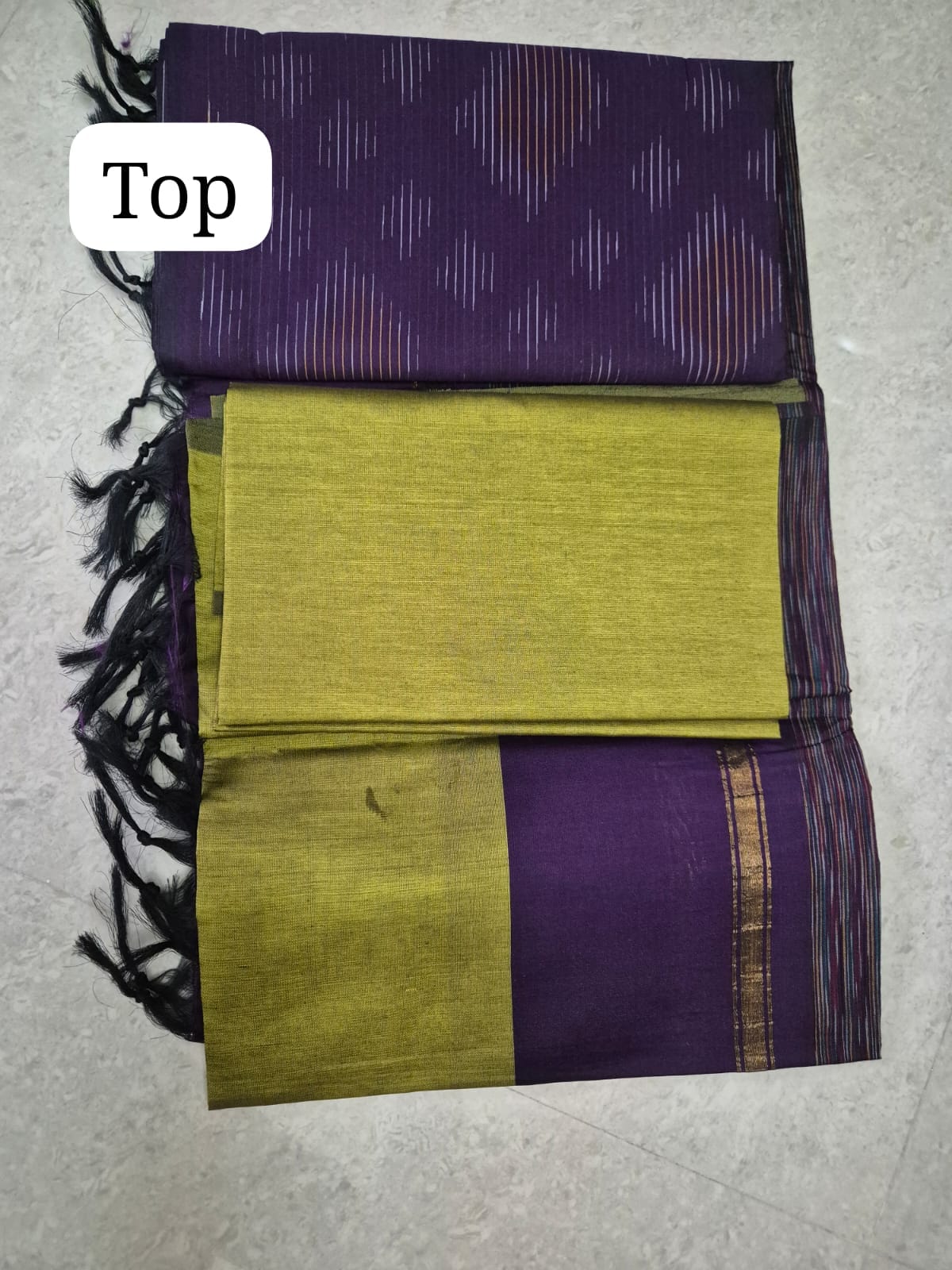 Purple Sico Design Silk Salwar