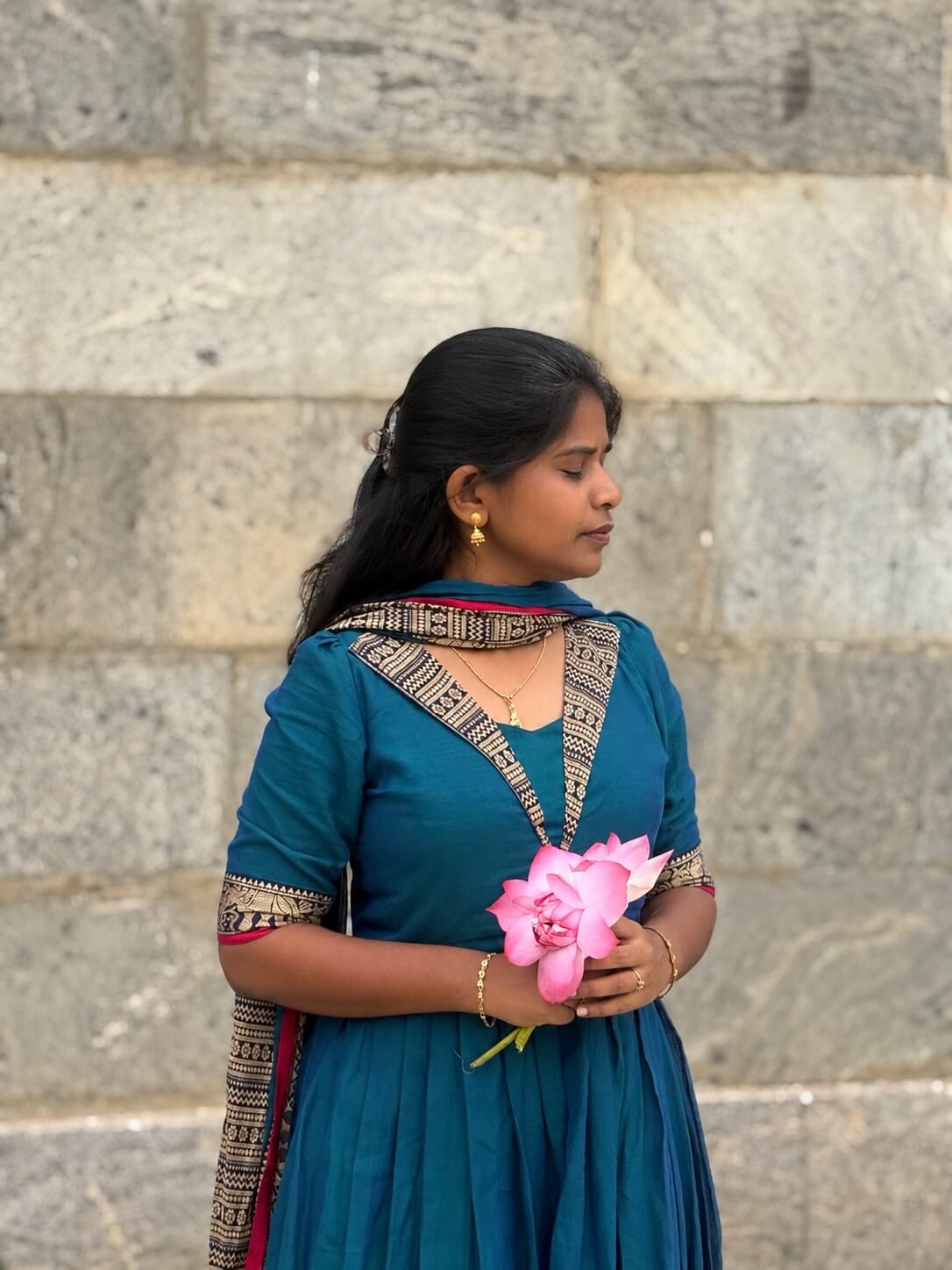 Narayanpeth Layered Anarkali