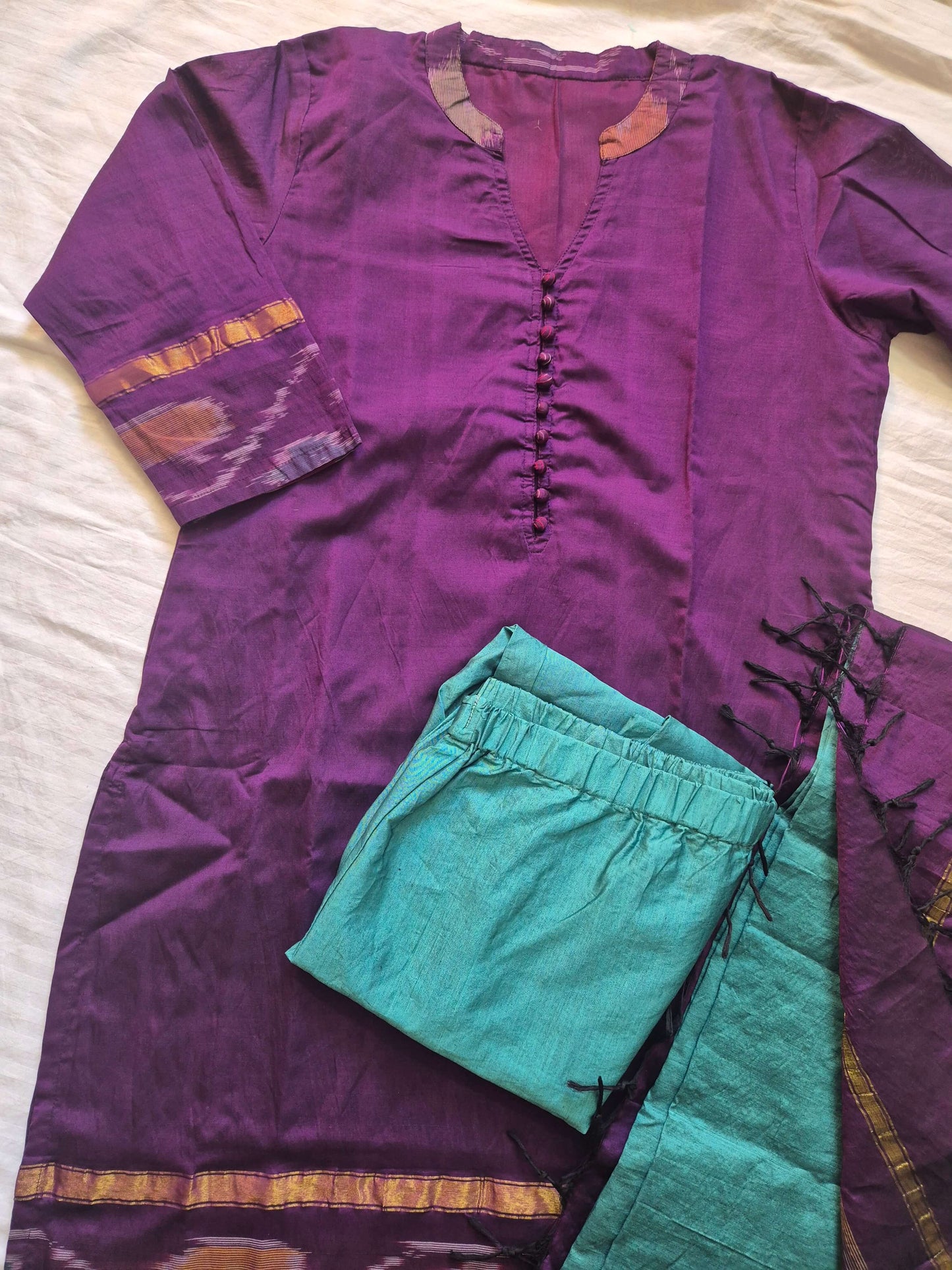 Silk Collar neck Salwar