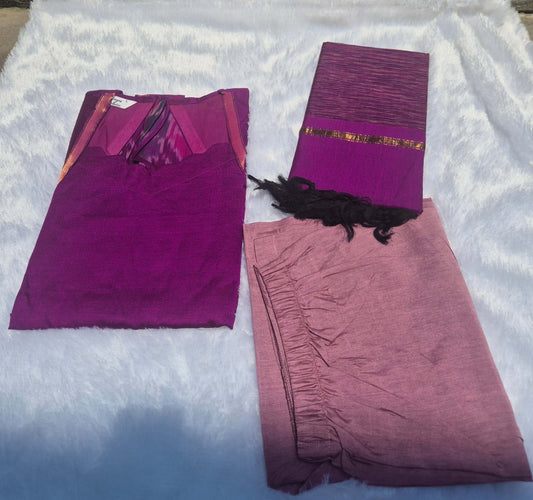 Scallop neck Silk