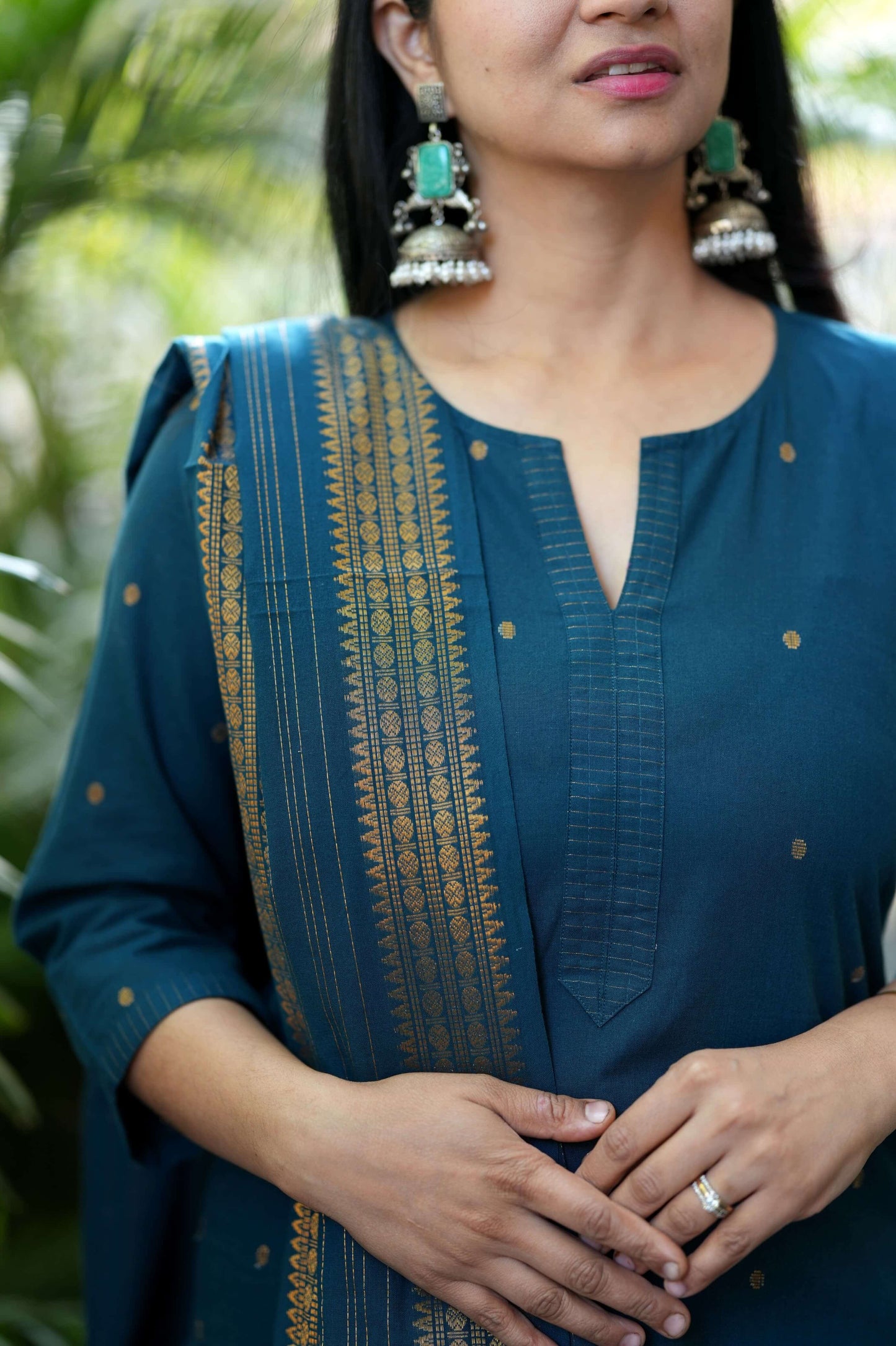 Rama Blue Chettinad handloom