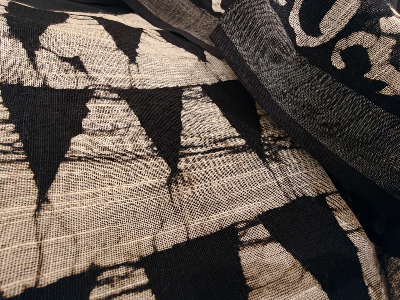 Linen Hand block with lining