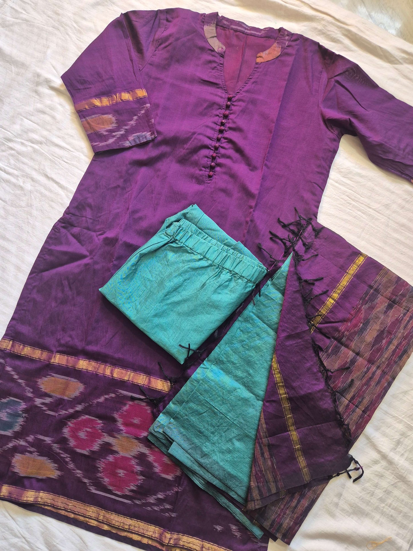 Silk Collar neck Salwar