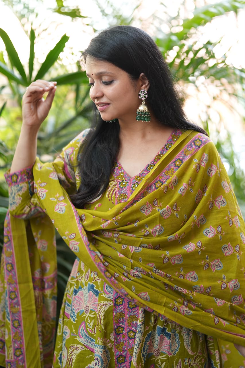 Parrot Floral print