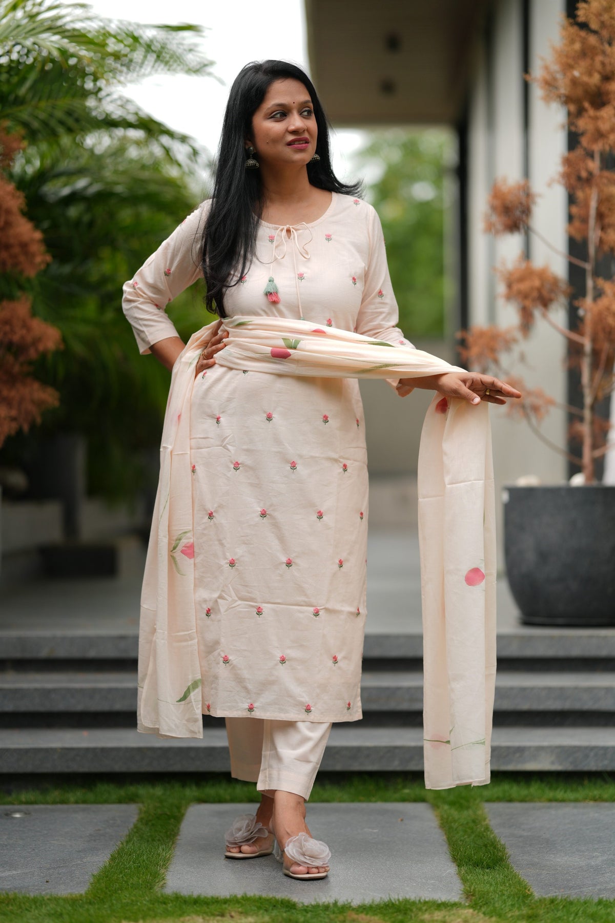 Floral Ivory Pink