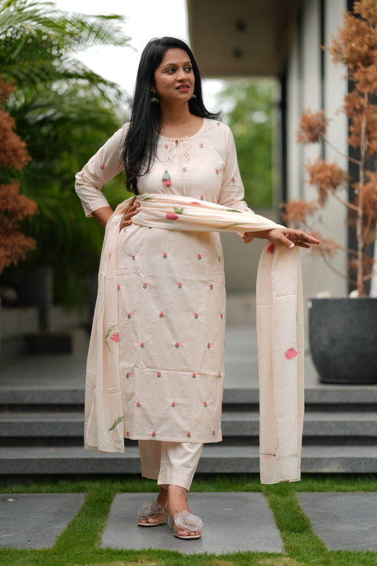 Floral Ivory Pink