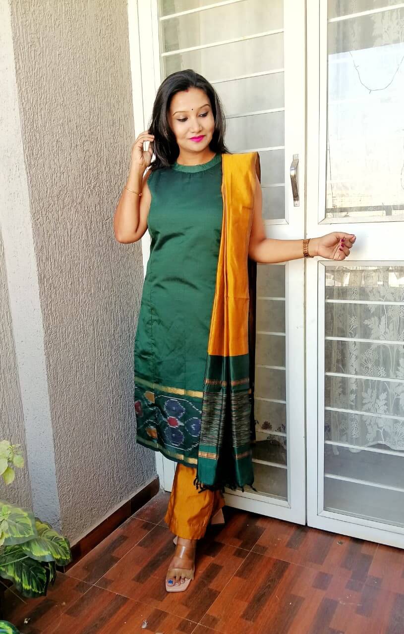 Pochampally Silk Salwar