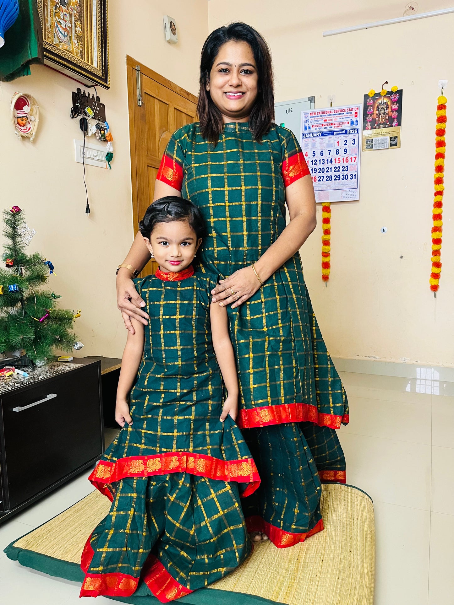 Double Shade Skirt and top