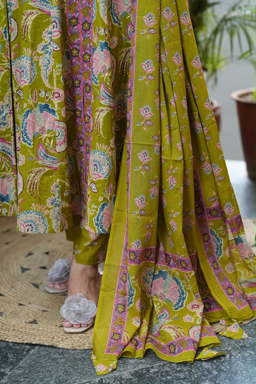 Parrot Floral print