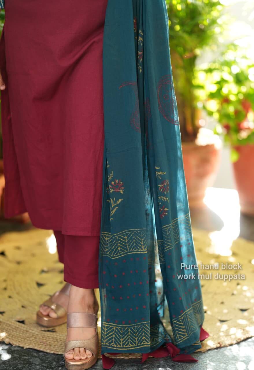 Heritage Cotton Mirror work