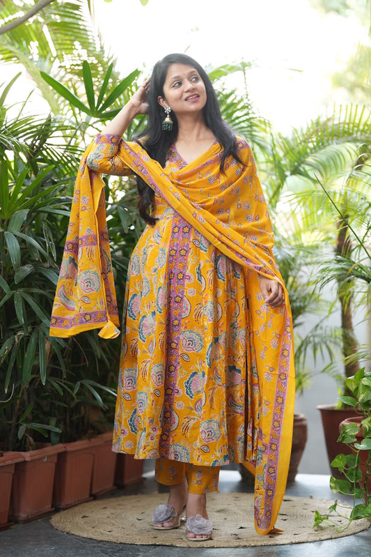 Mustard Floral print