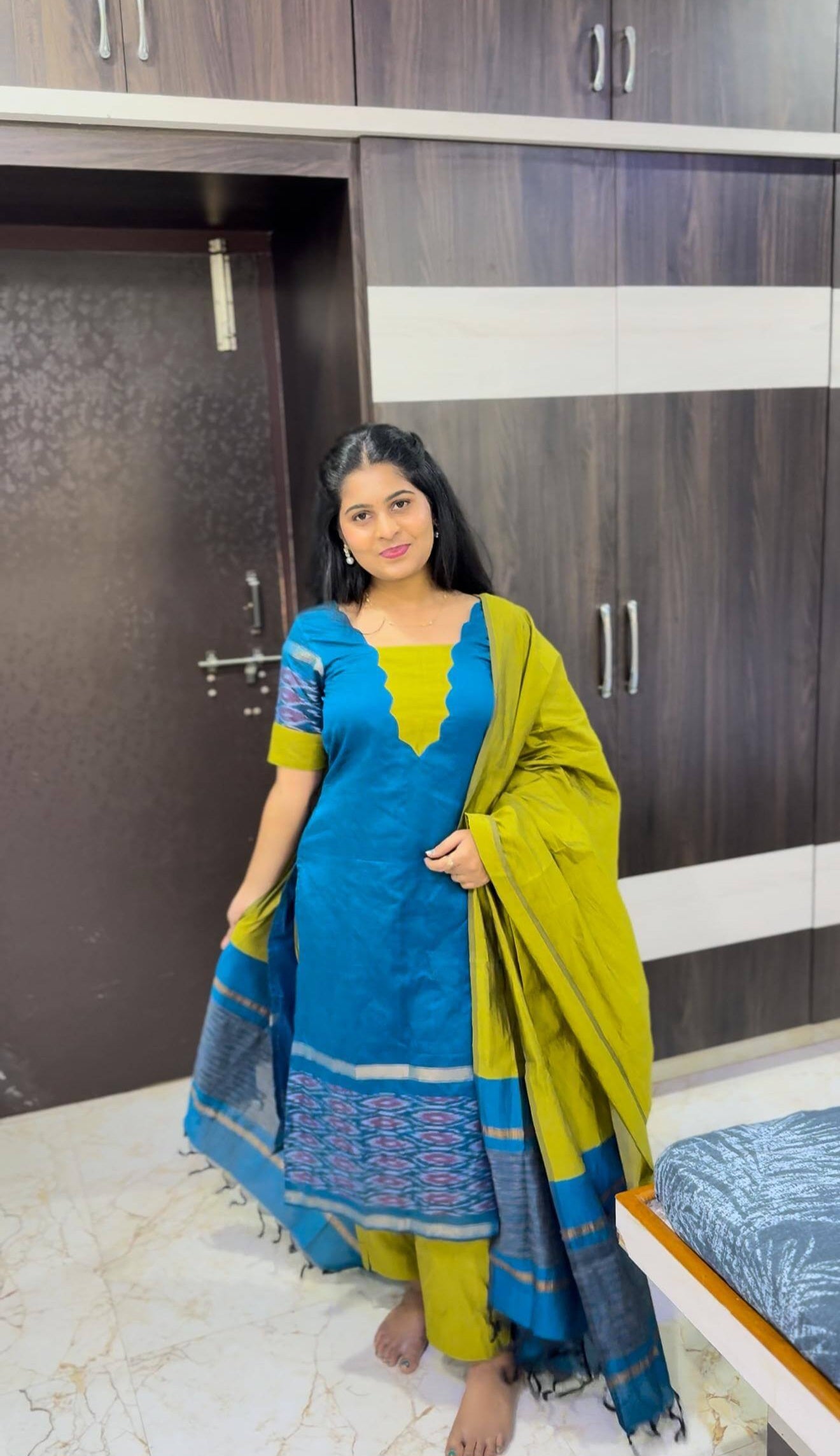 Scallop Design Salwar