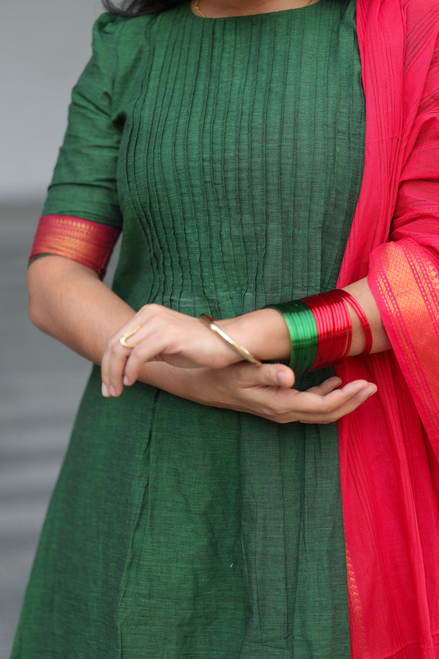 Pintex Green & Red Traditional