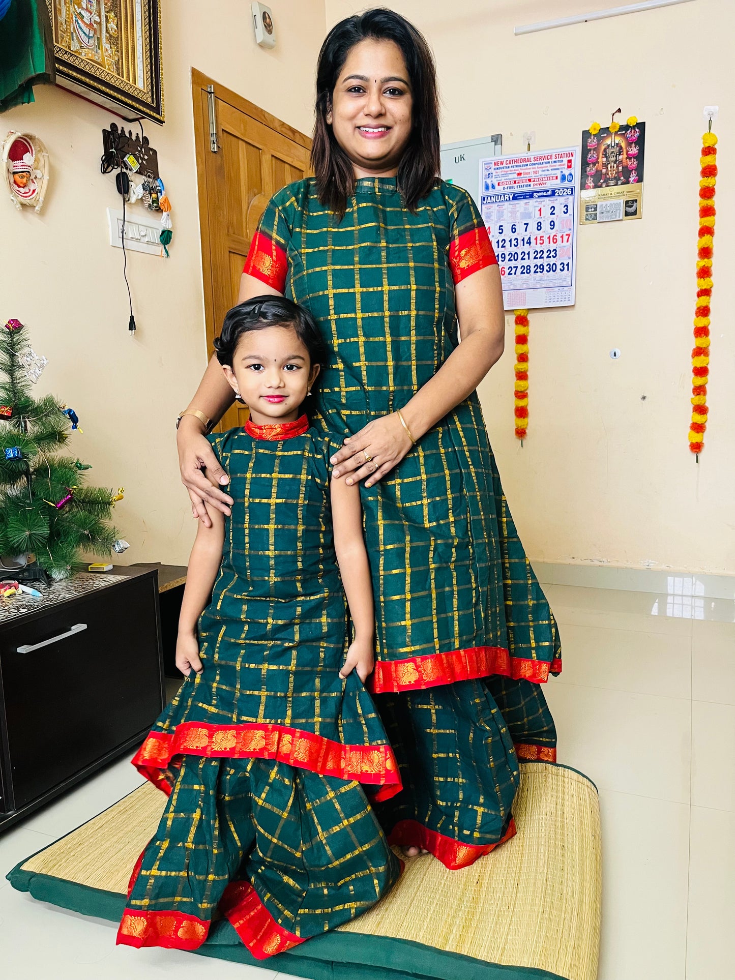 Double Shade Skirt and top