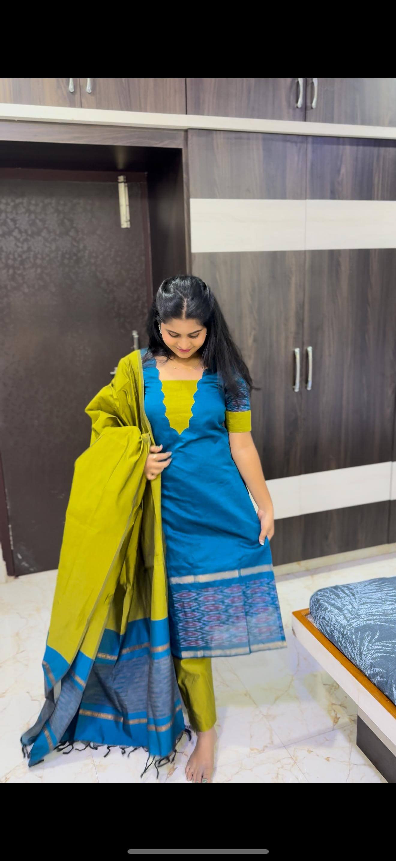 Scallop Design Salwar