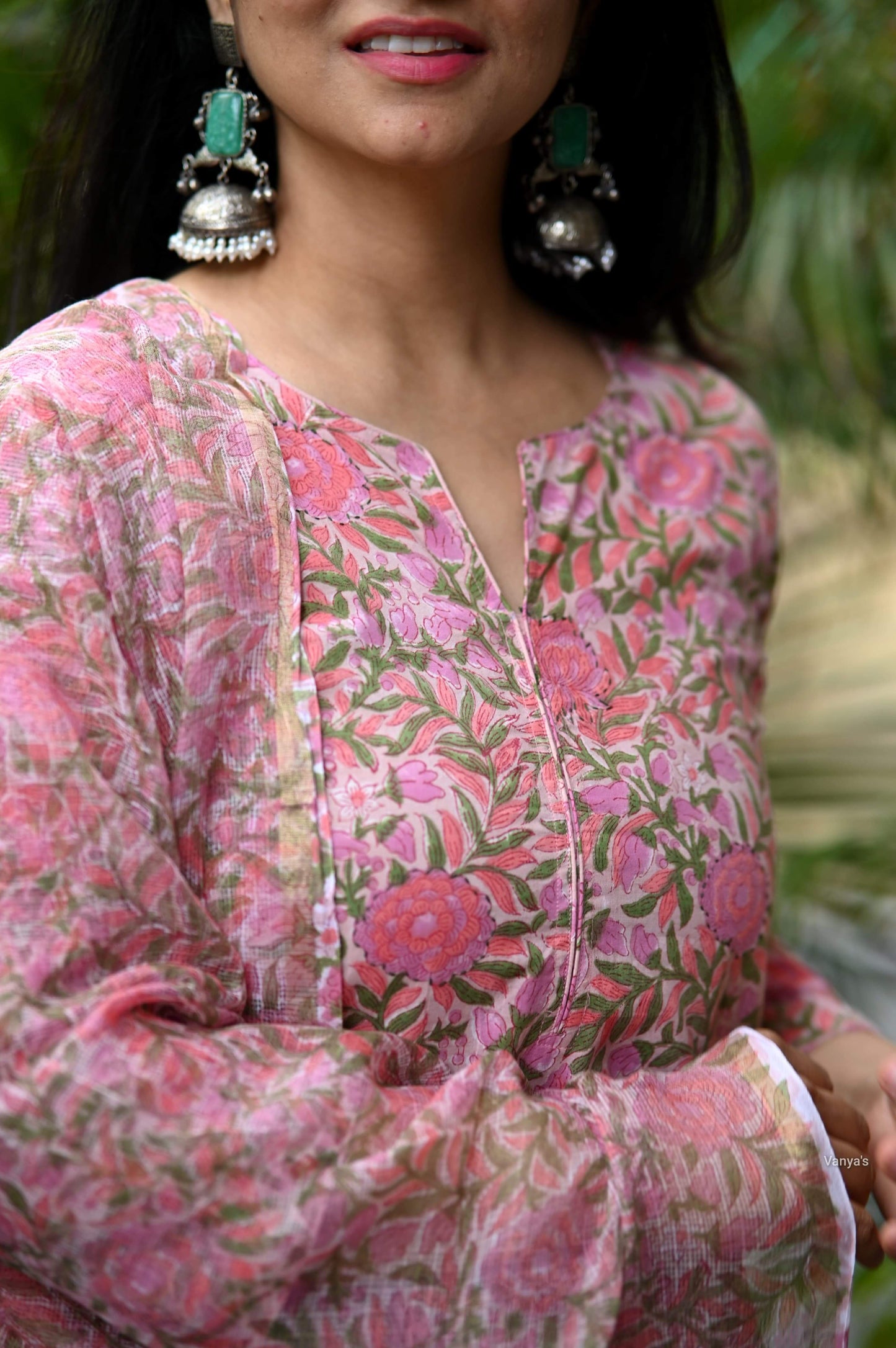 Sanganeri Handblock set