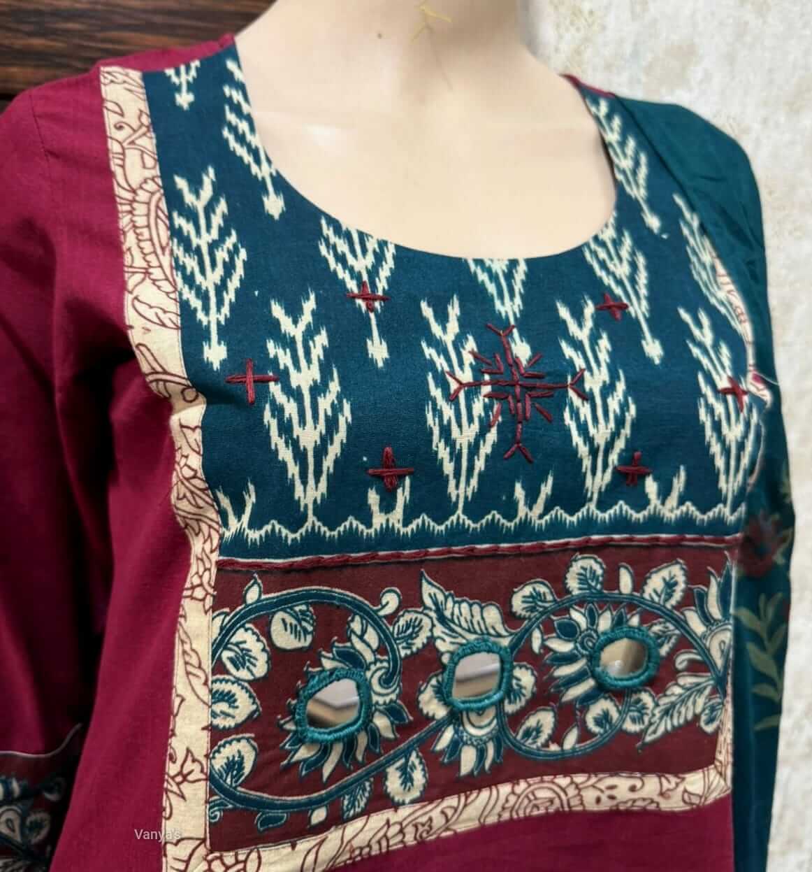 Heritage Cotton Mirror work