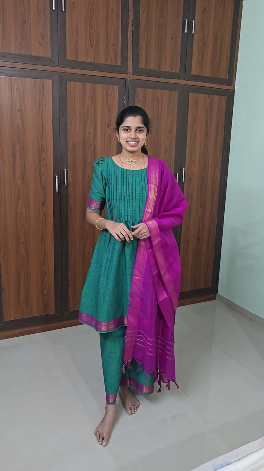 Pintex Traditional With Duppata