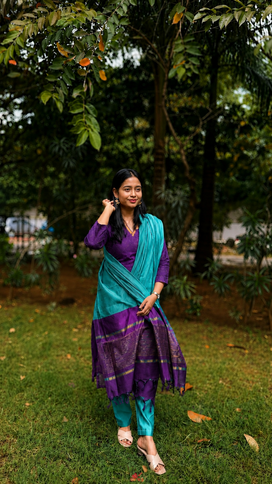 Purple Sico Design Salwar