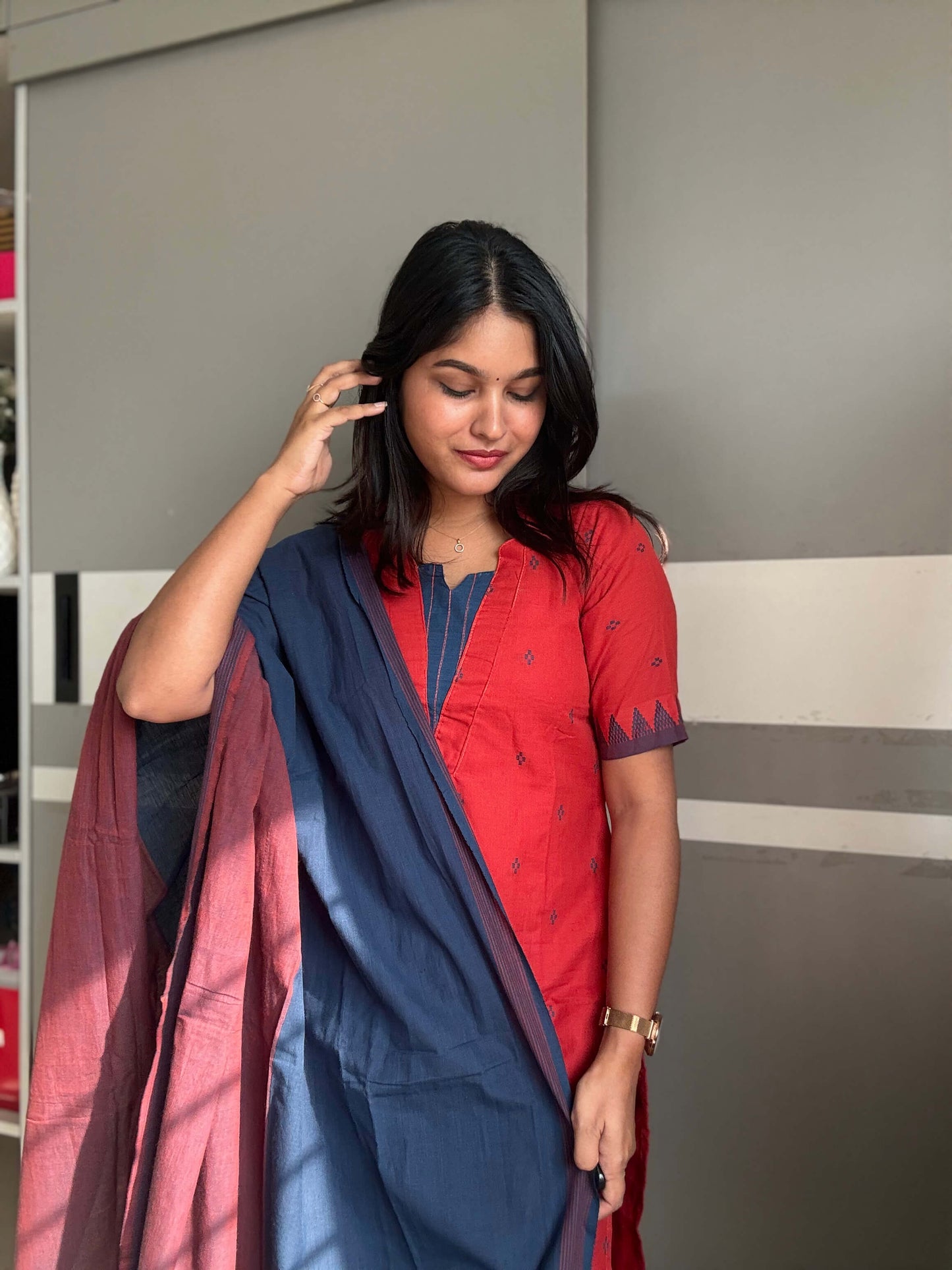 Handloom Star Neck