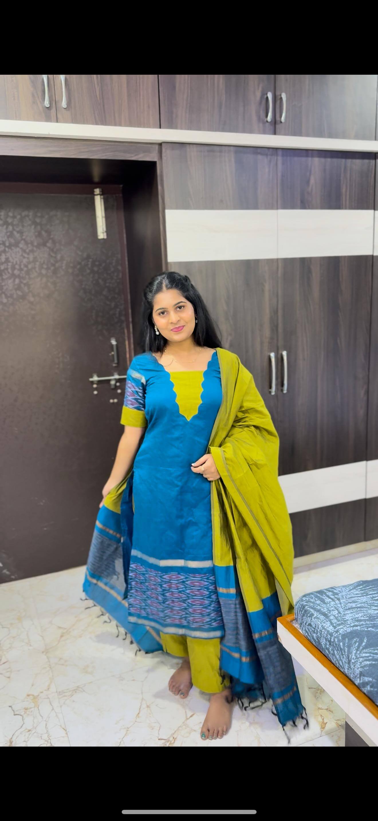 Scallop Design Salwar