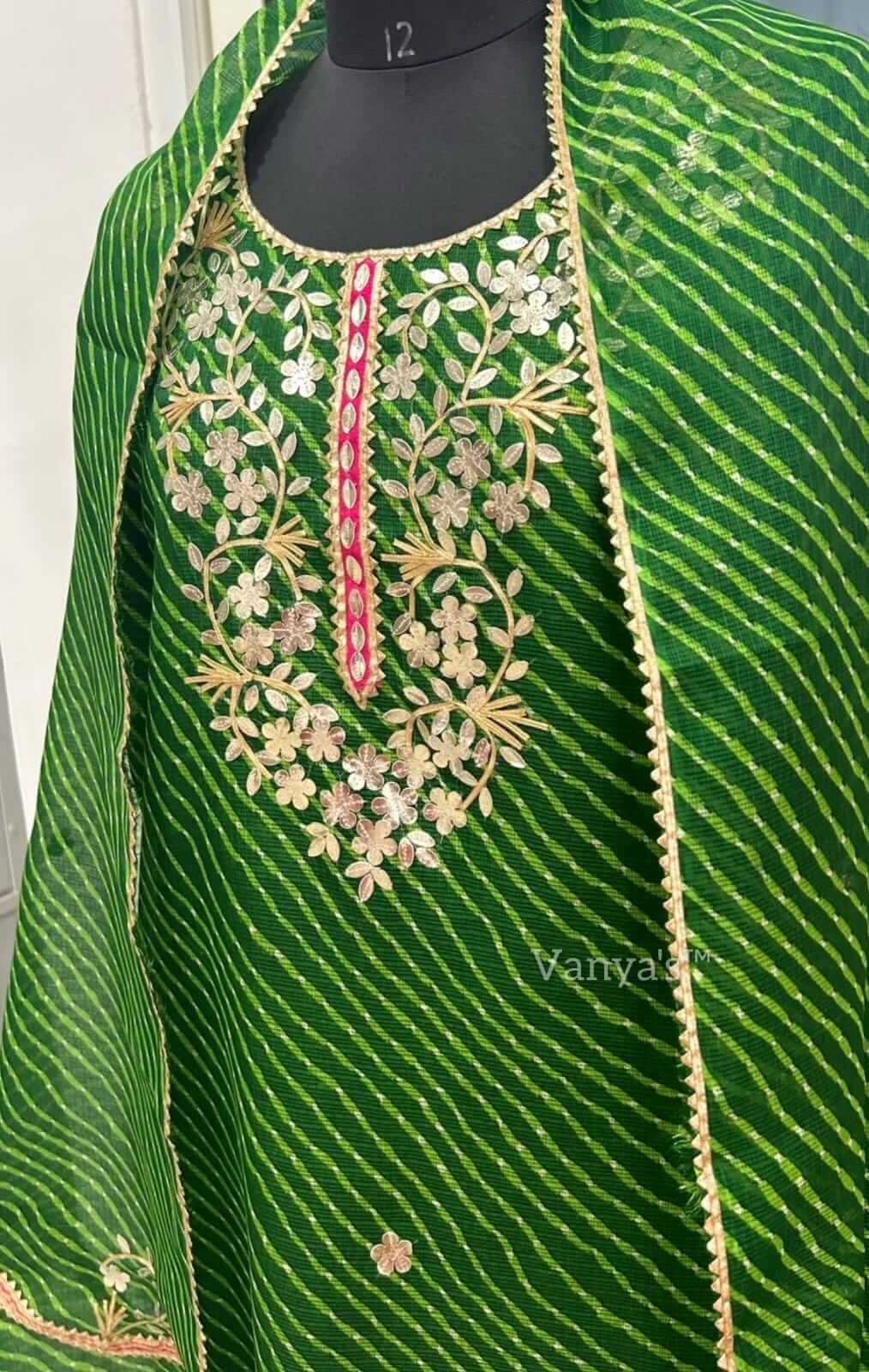 Green Lehriya Kota Doria