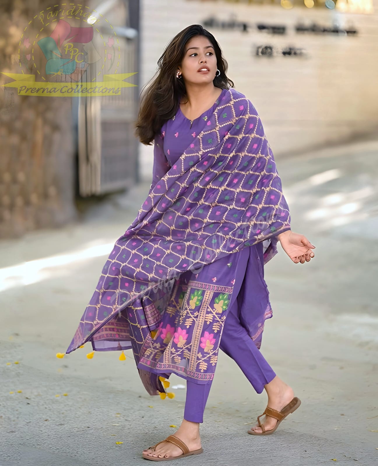 Jamdani Handwoven Salwar