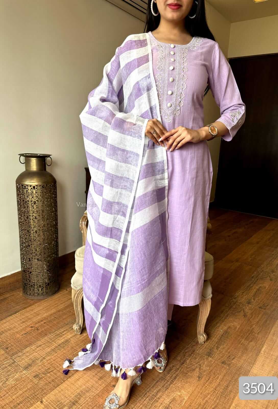 Embroidery & Linen duppata