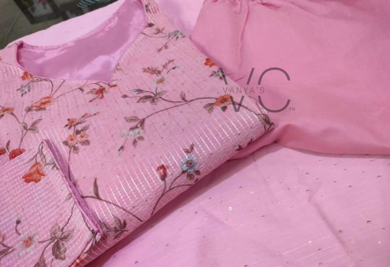 Chanderi Embroidery Suit