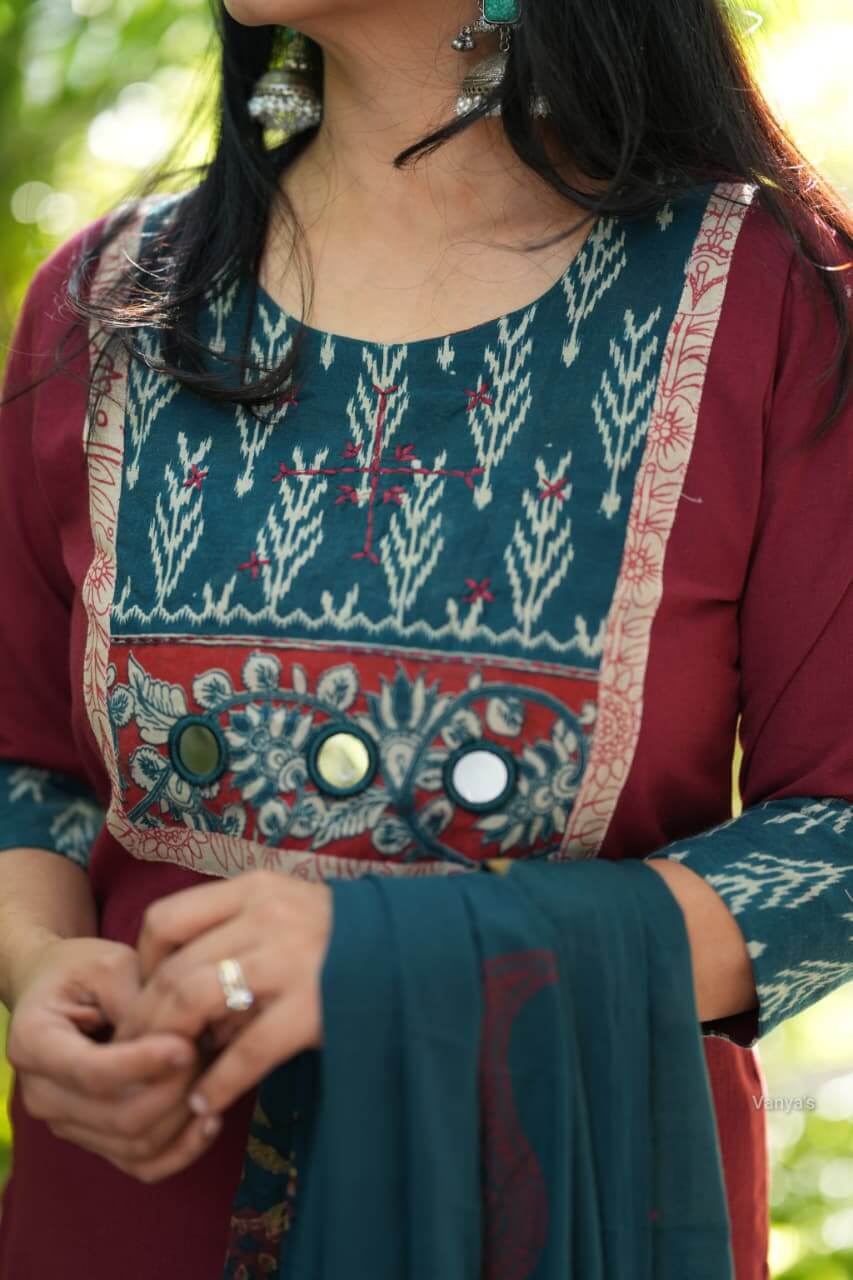 Heritage Cotton Mirror work