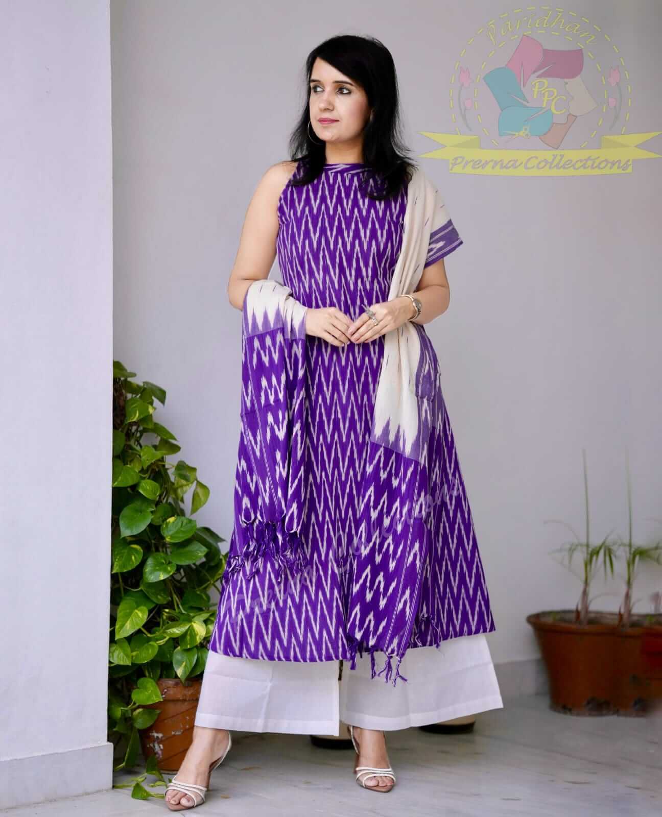 Ikkat Series  - Purple