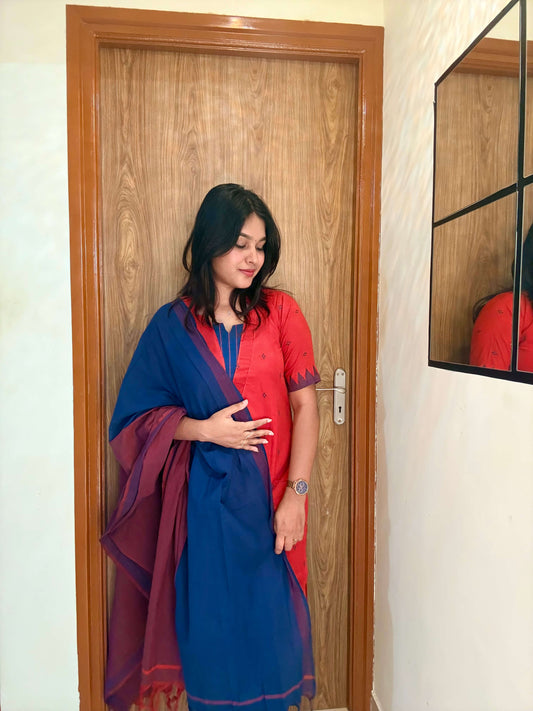 Handloom Star Neck