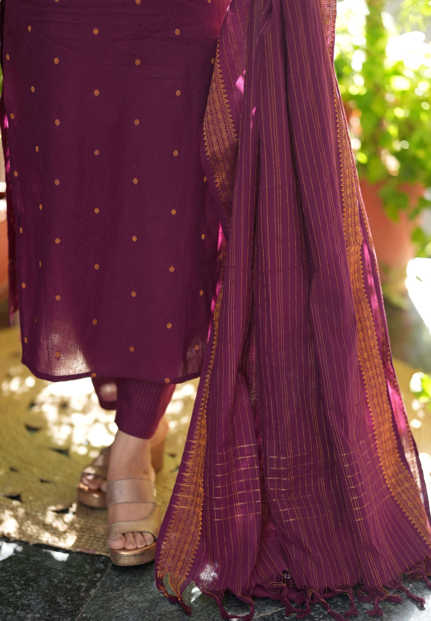 Wine Chettinad handloom