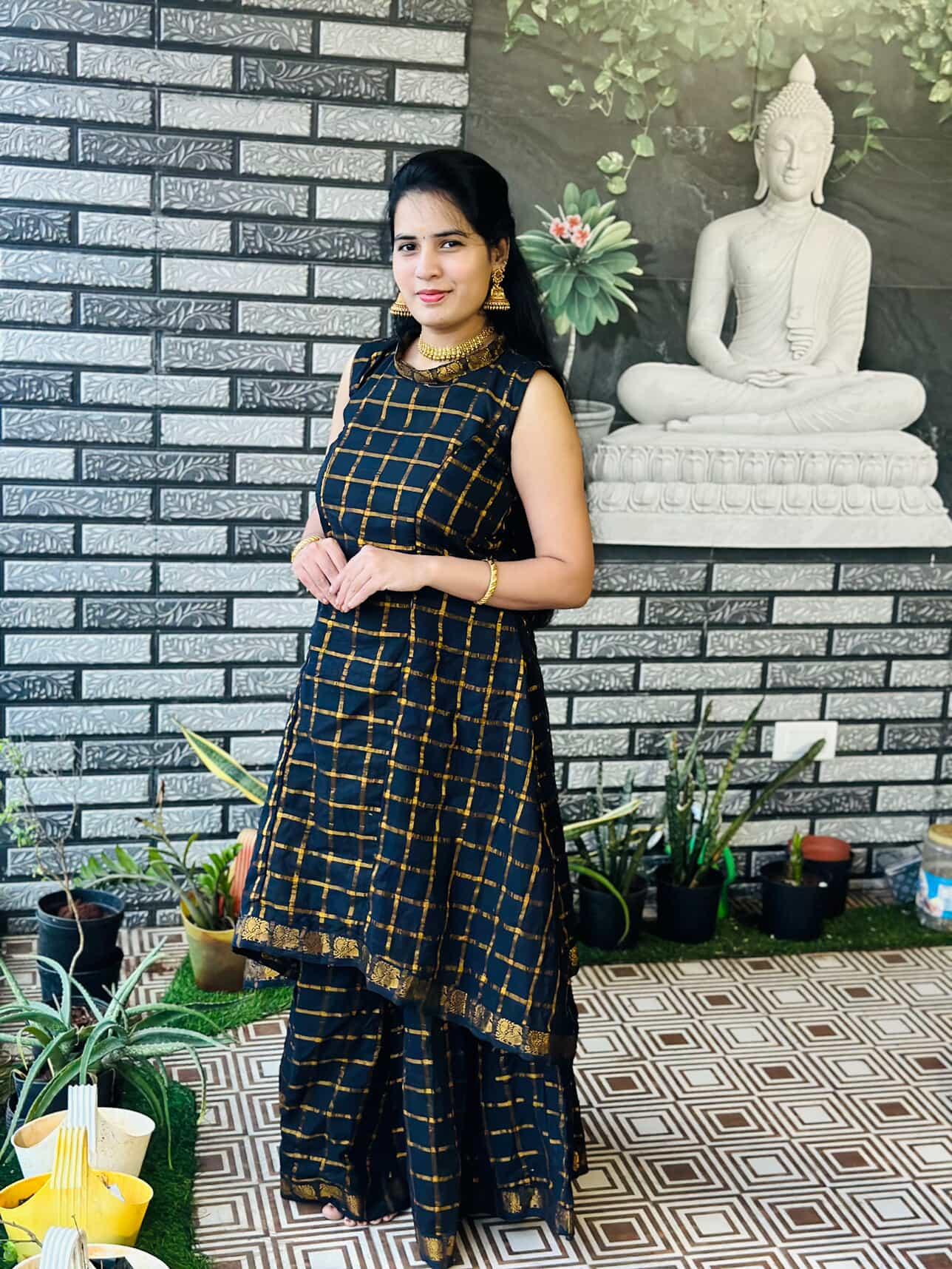 Black Traditional Skirt & top